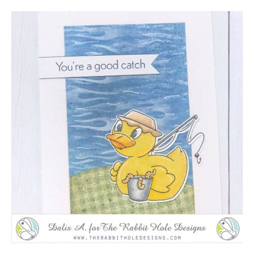 Simon Says Stamp! The Rabbit Hole Designs RUBBER DUCKY Clear Stamps TRH-166*