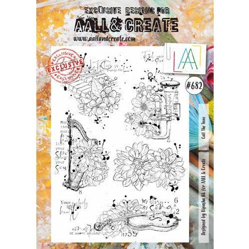 Simon Says Stamp! AALL & Create CALL THE TUNE A4 Clear Stamps aall682