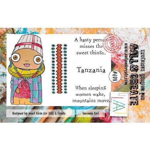 Simon Says Stamp! AALL & Create TANZANIA GIRL A7 Clear Stamps aall698*