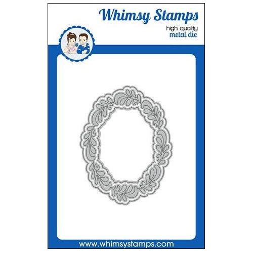 Simon Says Stamp! Whimsy Stamps FLOURISH OVAL Dies WSD105