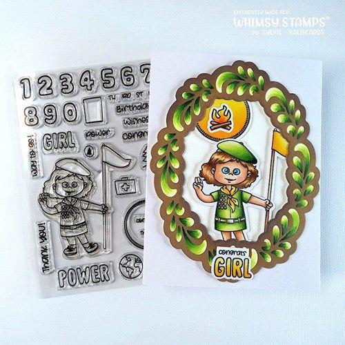 Simon Says Stamp! Whimsy Stamps FLOURISH OVAL Dies WSD105