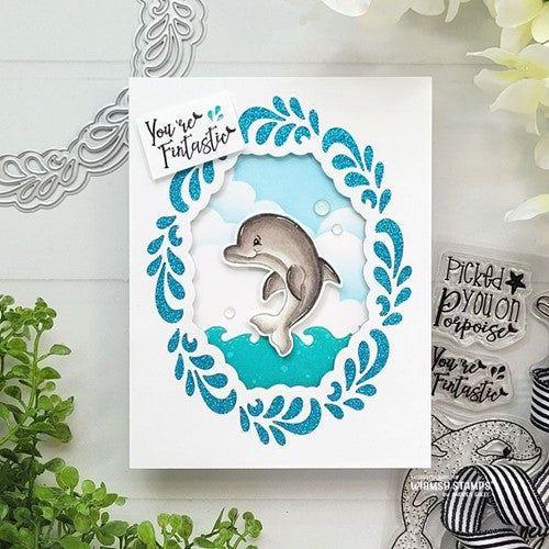 Simon Says Stamp! Whimsy Stamps FLOURISH OVAL Dies WSD105