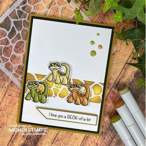 Simon Says Stamp! Whimsy Stamps ANIMAL TILES DESERT UNEXPECTED WONDER Clear Stamps BS1044