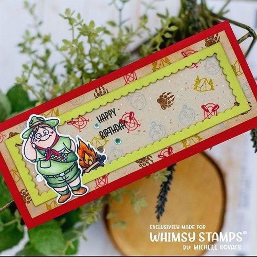 Simon Says Stamp! Whimsy Stamps CAMPER BOY Clear Stamps CWSD187a