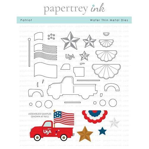 Simon Says Stamp! Papertrey Ink PATRIOT Dies PTI-0445