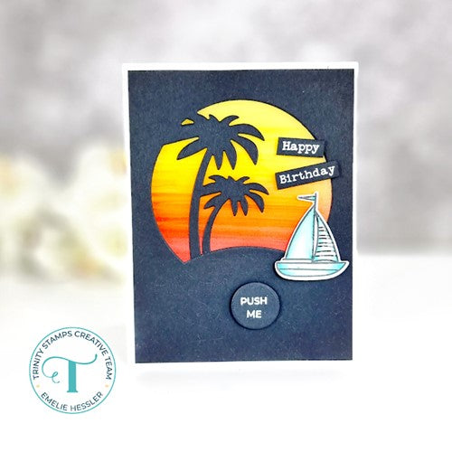 Simon Says Stamp! Trinity Stamps ISLAND OASIS Cut Out Die tmd-138