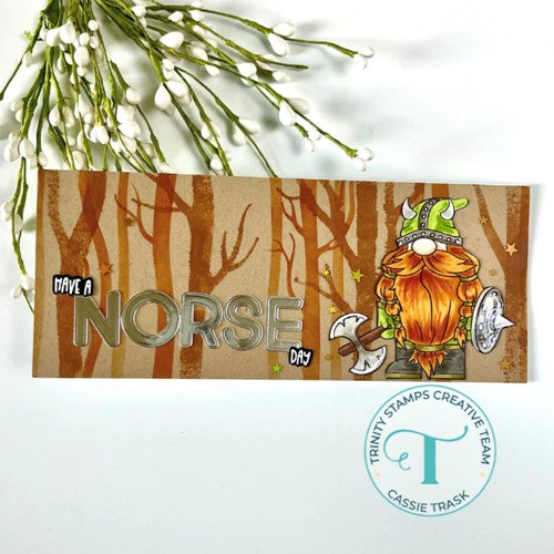 Simon Says Stamp! Trinity Stamps NORSE GNOME Clear Stamp Set tps-189