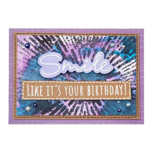 Simon Says Stamp! Studio Light SMILE AND BIG HUGS Essentials Stamp and Die Set slesscd41*