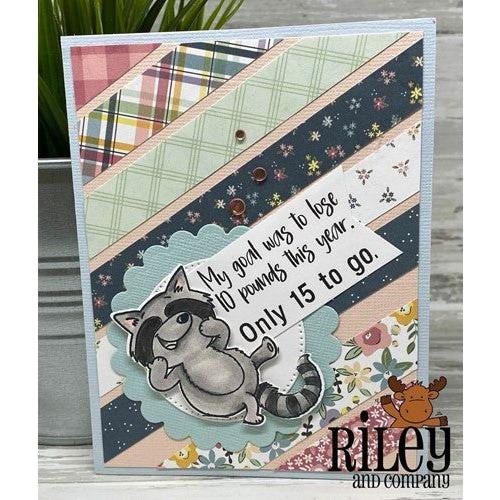 Simon Says Stamp! Riley And Company Funny Bones ONLY 15 TO GO Cling Stamp RWD-1033