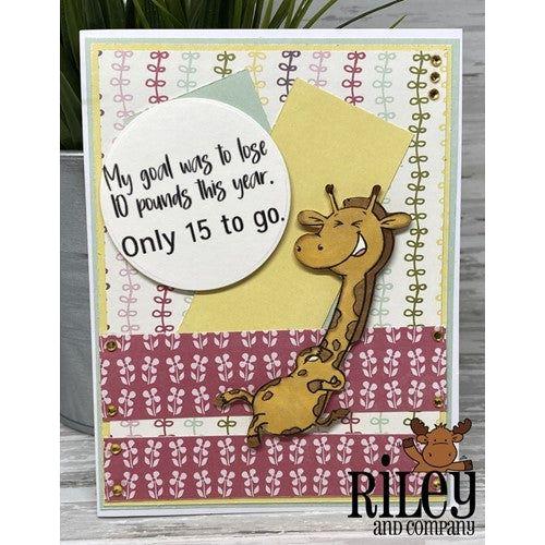 Simon Says Stamp! Riley And Company Funny Bones ONLY 15 TO GO Cling Stamp RWD-1033