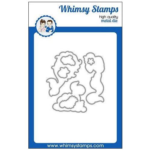 Simon Says Stamp! Whimsy Stamps MERMAID MOMENTS Outline Dies WSD106