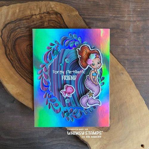 Simon Says Stamp! Whimsy Stamps MERMAID MOMENTS Outline Dies WSD106