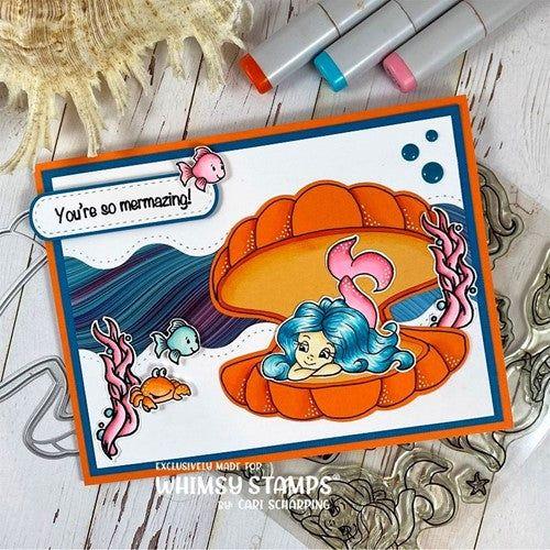 Simon Says Stamp! Whimsy Stamps MERMAID MOMENTS Clear Stamps C1395