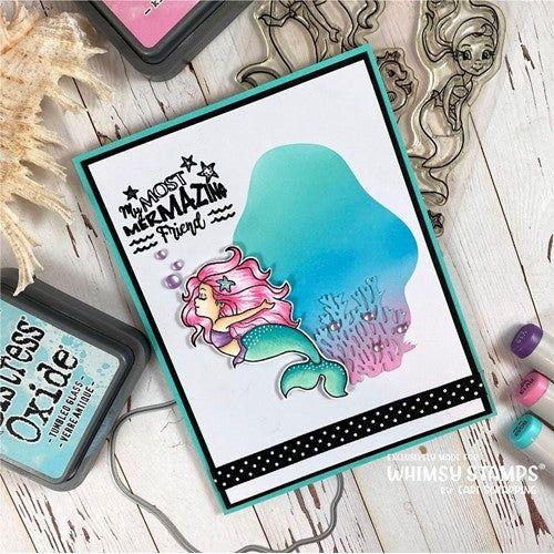 Simon Says Stamp! Whimsy Stamps MERMAID MOMENTS Clear Stamps C1395