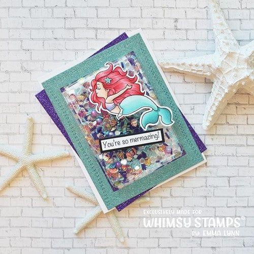 Simon Says Stamp! Whimsy Stamps MERMAID MOMENTS Clear Stamps C1395