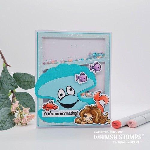 Simon Says Stamp! Whimsy Stamps MERMAID MOMENTS Clear Stamps C1395