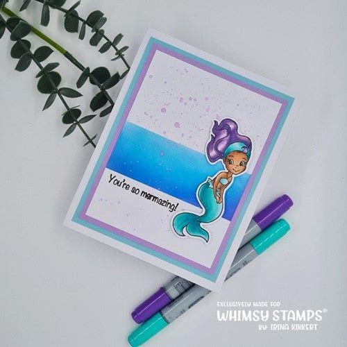 Simon Says Stamp! Whimsy Stamps MERMAID MOMENTS Clear Stamps C1395