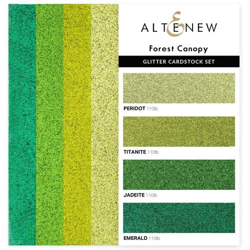 Altenew - Glitter Gradient Cardstock Set - Shimmering Shore