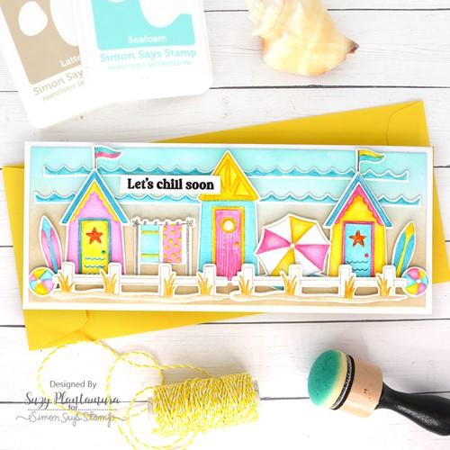 Simon Says Stamp! Simon Says Stamp BEACH HUTS Wafer Dies sssd112629c