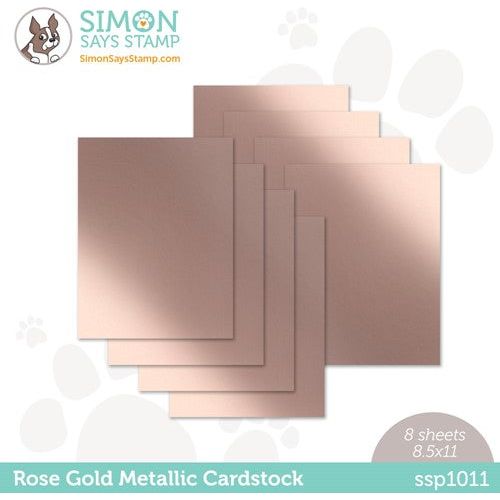 Simon Says Stamp Rose Gold Metallic Cardstock