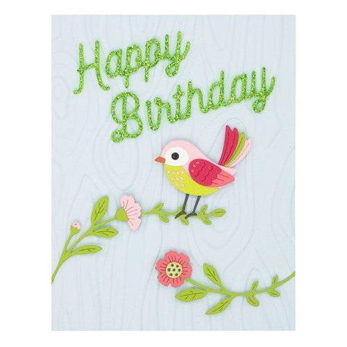 Simon Says Stamp! S1-054 Spellbinders SWEET BIRDIE Etched Dies