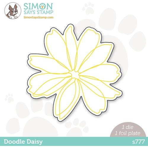 Simon Says Stamp! Simon Says Stamp DOODLE DAISY Hot Foil Plate and Die s777