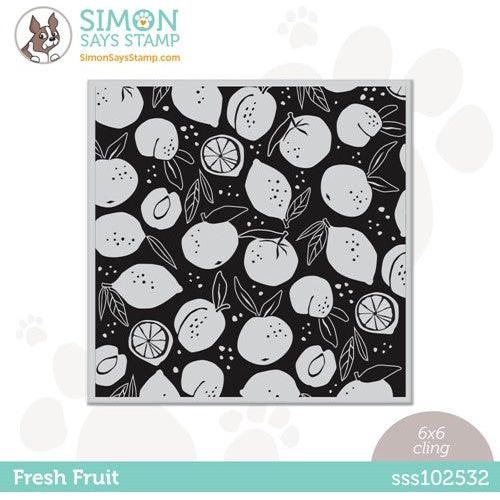 Simon Says Stamp! Simon Says Cling Stamps FRESH FRUIT sss102532 *