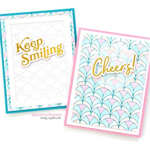 Simon Says Stamp! PinkFresh Studio GEO ARCH Stencil Set 154622 | color-code:ALT04