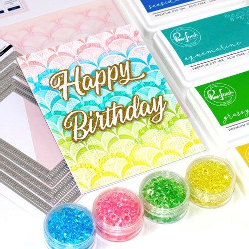 Simon Says Stamp! PinkFresh Studio GEO ARCH Stencil Set 154622 | color-code:ALT06