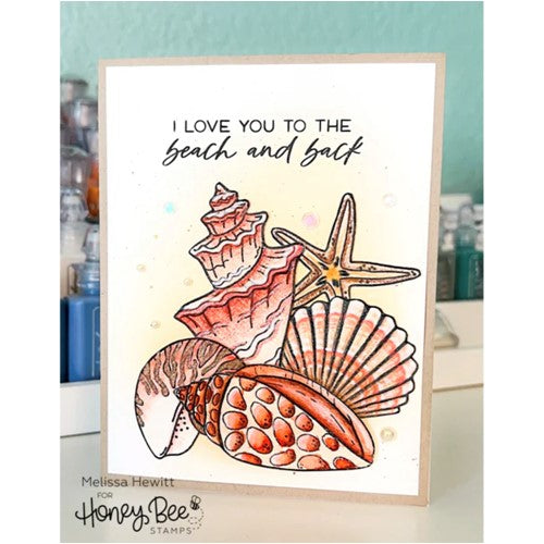 Simon Says Stamp! Honey Bee SEASHELLS Dies hbds-433