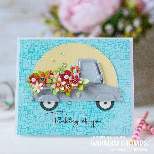 Simon Says Stamp! Whimsy Stamps CHIPPY PAINT BACKGROUND Cling Stamp DDB0077