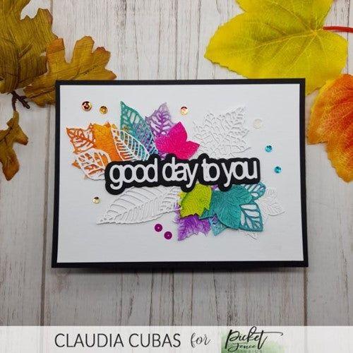 Simon Says Stamp! Picket Fence Studios GOOD DAY TO YOU WORD Dies pfsd206*