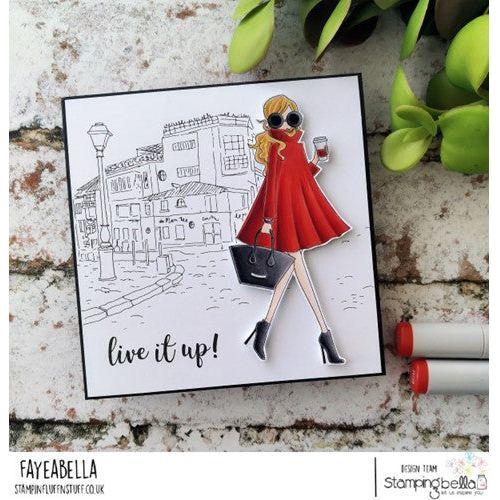 Simon Says Stamp! Stamping Bella UPTOWN GIRL FASHIONISTA Cling Stamps eb1160