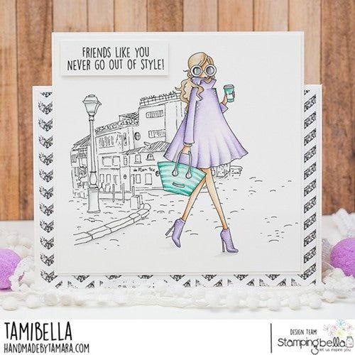 Simon Says Stamp! Stamping Bella UPTOWN GIRL FASHIONISTA Cling Stamps eb1160