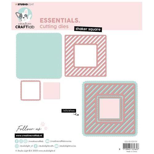 Simon Says Stamp! Studio Light SQUARE SHAKER Essentials Dies cclescd175