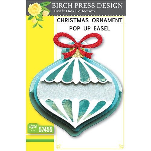 Simon Says Stamp! Birch Press Design CHRISTMAS ORNAMENT POP UP EASEL Dies 57455