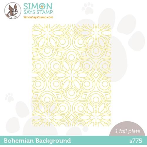 Simon Says Stamp! Simon Says Stamp BOHEMIAN BACKGROUND Hot Foil Plate s775