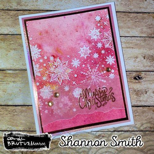 Simon Says Stamp! Brutus Monroe SNOWFLAKE SWIRL Stamps bru0043