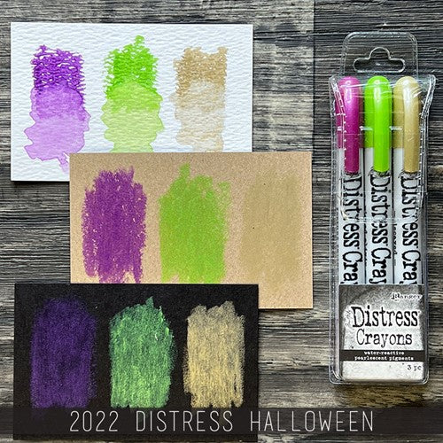 Tim Holtz Seasonal 2022 Distress Pearl Mica Crayons Bundle - 15% off