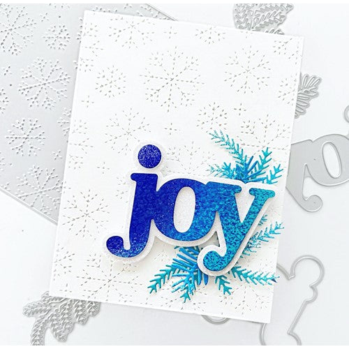 Simon Says Stamp! Waffle Flower OVERSIZED HAPPY JOY Print Dies 421060