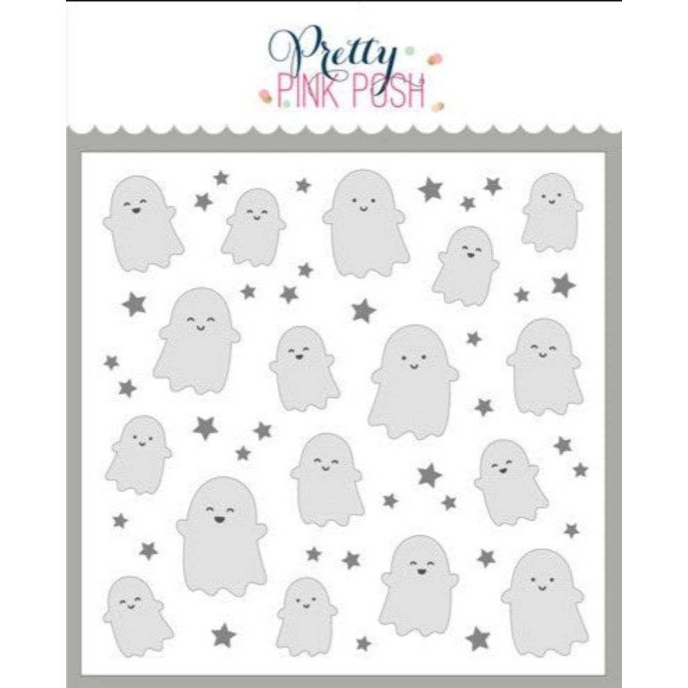 Simon Says Stamp! Pretty Pink Posh LAYERED GHOSTS Stencils