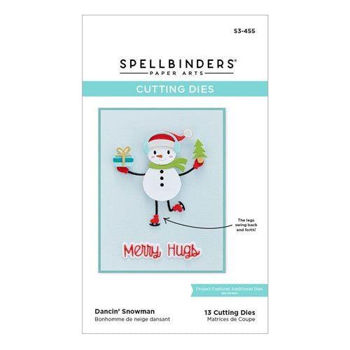 Simon Says Stamp! S3-455 Spellbinders DANCIN SNOWMAN Etched Dies