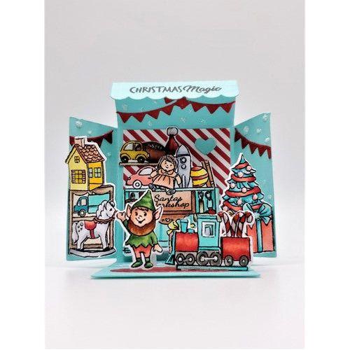 Simon Says Stamp! Art Impressions Matchbook CHRISTMAS Clear Stamps and Dies 5500