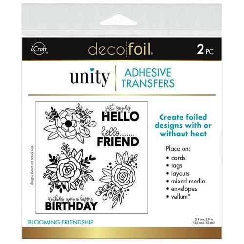 Simon Says Stamp! Therm O Web Unity BLOOMING FRIENDSHIP Deco Foil Adhesive Transfer Sheets 19119