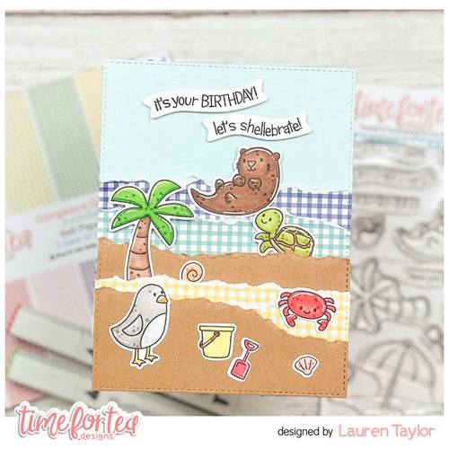 Simon zegt stempel! Tijd voor thee Designs BEACH BUDS Clear Stamps