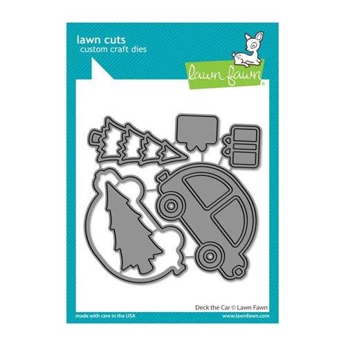 Simon Says Stamp! Lawn Fawn DECK THE CAR Die Cuts lf2975