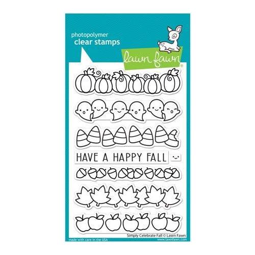 Simon Says Stamp! Lawn Fawn SIMPLY CELEBRATE FALL Clear Stamps lf2932