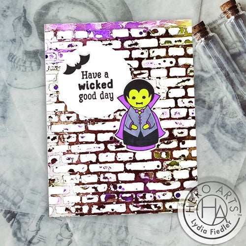 Simon Says Stamp! Hero Arts BRICK WALL Stencil SA203