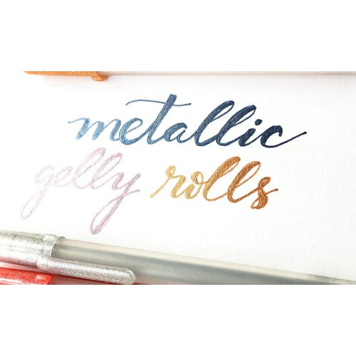 SAKURA Gelly Roll Gel Pens - Bold Tip Ink Pen for Journaling, Art, or  Drawing - Classic White Ink - 6 Pack