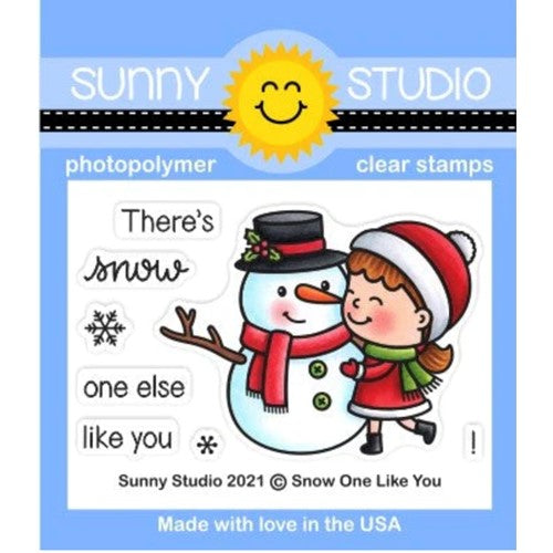 Simon Says Stamp! Sunny Studio SNOW ONE LIKE YOU Clear Stamps SSCL-335